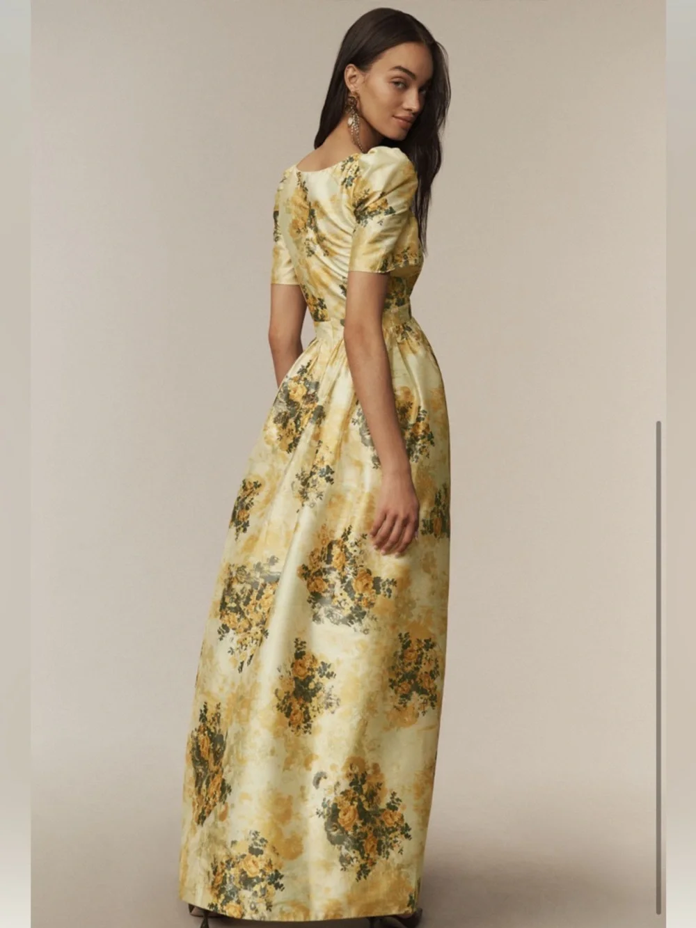 BHLDN Aurora Puff Sleeve Maxi Dress - Picture 3 of 7